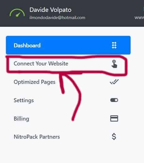 Nitro Pack Connect website