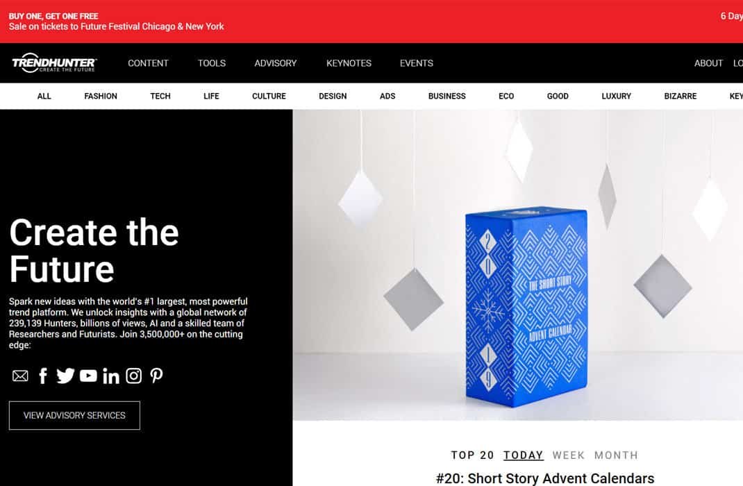 TrendHunter - Trova prodotti e nuovi trends